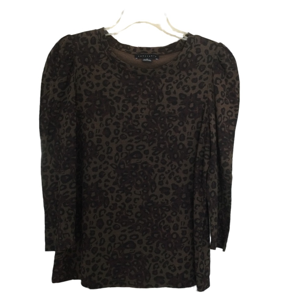Sanctuary Animal Print The Perfect Tee Size Medium